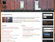 Tablet Screenshot of editorialislanegra.com